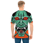 Japanese Demon Print Men's T-Shirt