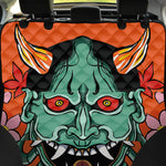 Japanese Demon Print Pet Car Back Seat Cover