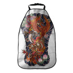 Japanese Dragon And Phoenix Tattoo Print Car Seat Organizers