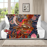 Japanese Dragon And Phoenix Tattoo Print Futon Protector