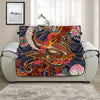 Japanese Dragon And Phoenix Tattoo Print Half Sofa Protector