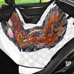 Japanese Dragon And Phoenix Tattoo Print Pet Car Back Seat Cover