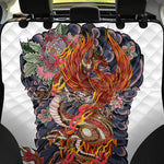 Japanese Dragon And Phoenix Tattoo Print Pet Car Back Seat Cover