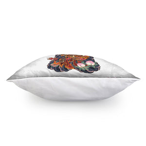 Japanese Dragon And Phoenix Tattoo Print Pillow Cover