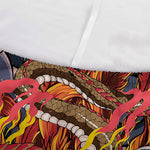 Japanese Dragon And Phoenix Tattoo Print Sofa Cover