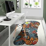 Japanese Elemental Tattoo Print Area Rug