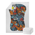 Japanese Elemental Tattoo Print Blanket