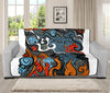 Japanese Elemental Tattoo Print Futon Protector