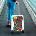 Japanese Elemental Tattoo Print Luggage Cover