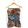 Japanese Elemental Tattoo Print Men's Shorts