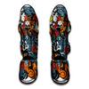 Japanese Elemental Tattoo Print Muay Thai Shin Guard