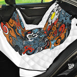 Japanese Elemental Tattoo Print Pet Car Back Seat Cover