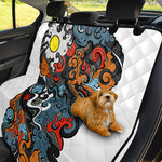 Japanese Elemental Tattoo Print Pet Car Back Seat Cover