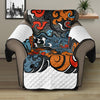 Japanese Elemental Tattoo Print Recliner Protector