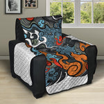 Japanese Elemental Tattoo Print Recliner Protector