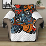 Japanese Elemental Tattoo Print Recliner Protector