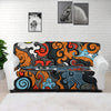 Japanese Elemental Tattoo Print Sofa Cover