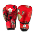 Japanese Flower Print Boxing Gloves