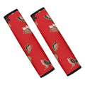 Japanese Flower Print Car Seat Belt Covers