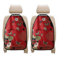 Japanese Flower Print Car Seat Organizers
