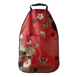 Japanese Flower Print Car Seat Organizers