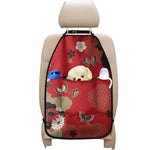 Japanese Flower Print Car Seat Organizers