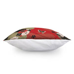 Japanese Flower Print Pillow Cover