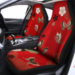 Japanese Flower Print Universal Fit Car Seat Covers
