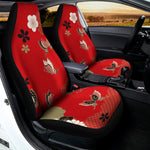 Japanese Flower Print Universal Fit Car Seat Covers