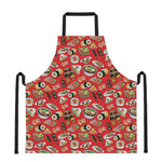 Japanese Food Pattern Print Apron