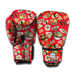 Japanese Food Pattern Print Boxing Gloves