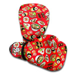 Japanese Food Pattern Print Boxing Gloves