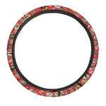 Japanese Food Pattern Print Car Steering Wheel Cover