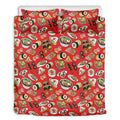 Japanese Food Pattern Print Duvet Cover Bedding Set