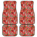 Japanese Food Pattern Print Front and Back Car Floor Mats