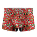 Japanese Food Pattern Print Men's Boxer Briefs