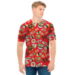 Japanese Food Pattern Print Men's T-Shirt