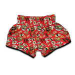Japanese Food Pattern Print Muay Thai Boxing Shorts