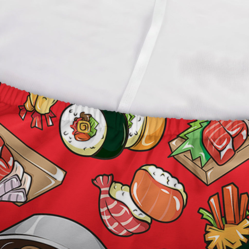 Japanese Food Pattern Print Sofa Cover