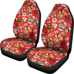 Japanese Food Pattern Print Universal Fit Car Seat Covers