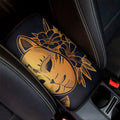 Japanese Fox Mask Print Car Center Console Cover