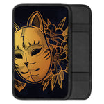 Japanese Fox Mask Print Car Center Console Cover
