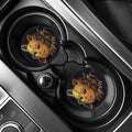Japanese Fox Mask Print Car Coasters