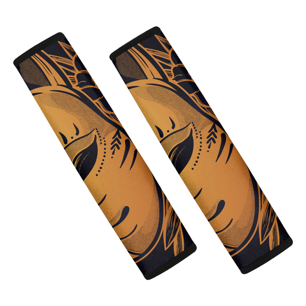 Japanese Fox Mask Print Car Seat Belt Covers