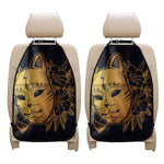 Japanese Fox Mask Print Car Seat Organizers
