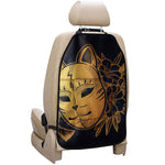 Japanese Fox Mask Print Car Seat Organizers