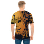 Japanese Fox Mask Print Men's T-Shirt
