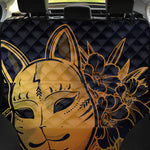 Japanese Fox Mask Print Pet Car Back Seat Cover