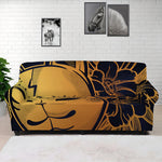 Japanese Fox Mask Print Sofa Cover