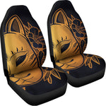 Japanese Fox Mask Print Universal Fit Car Seat Covers